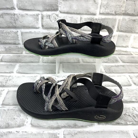 Chaco Dagger ZX/2 Classic Women's Size 8 Black Geometric Hiking Walking Sandals - Picture 3 of 12
